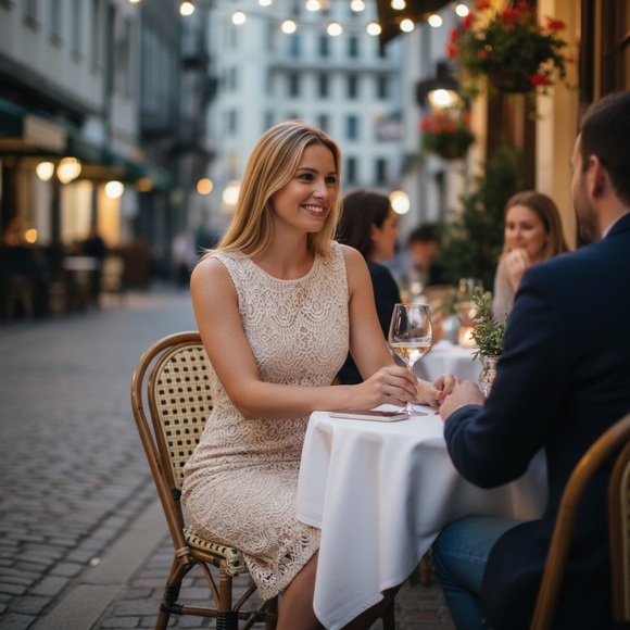 Jessica Howard Lace Sheath Cocktail Dress Holiday Party Date Night Cream Size 10 - Picture 3 of 6